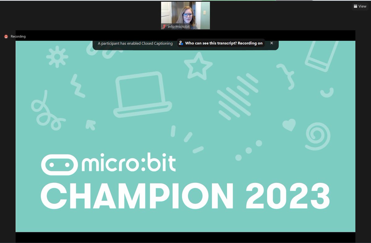 Joined the Micro:bit Champion Class 2023 orientation today...excited to be part of the global community... thank you @microbit_edu for the opportunity... 🤩🤩🤩🤩

#microbit
#MicrobitChampions