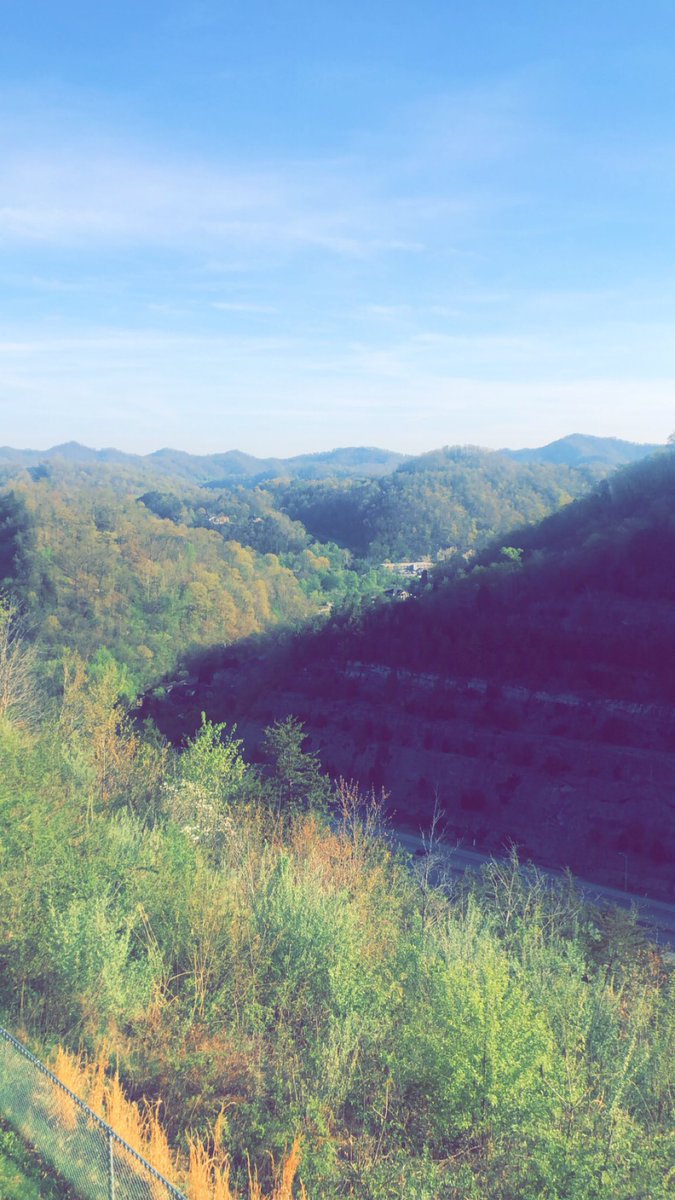 Day 3 of drug school and the views are on point. #myhometown #pikeville #pikecounty
