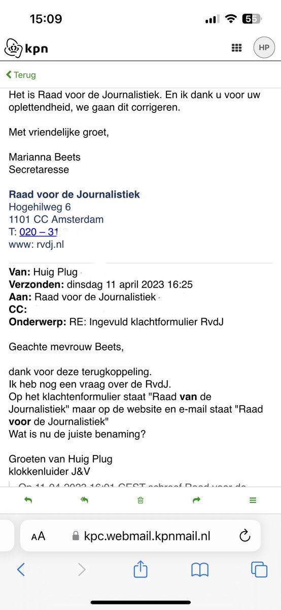 huig_plug's tweet photo. Fout op klacht(en)formulier van “De Raad voor de Journalistiek”… #VanVoor https://t.co/o8gqeql7xw