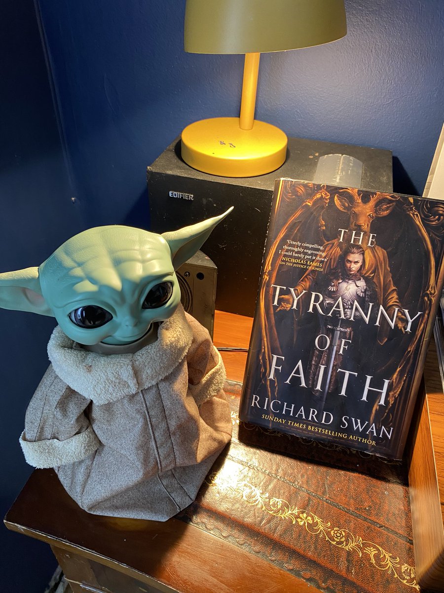 danmountjoy's tweet photo. Finished #thetyrannyoffaith by @Richard_S_Swan about 2am this morning. Then I sat in awed silence for the best part of an hour. And now I don’t even know how to even attempt to continue with my manuscript. The book terrified me, thrilled me, transported me. It’s beyond brilliant. https://t.co/arWAdmtJ6I