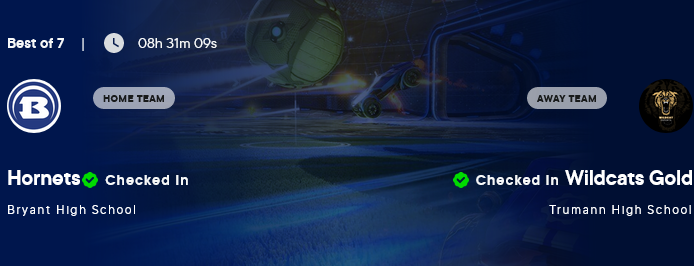 The Spring 2023 State Championship Playoffs are here!  We'll kick them off today with the Rocket League Round of 32 against Trumann High School, then hopefully follow up with the Round of 16 on Friday.  The League of Legends playoffs start with the Round of 16 next Monday.