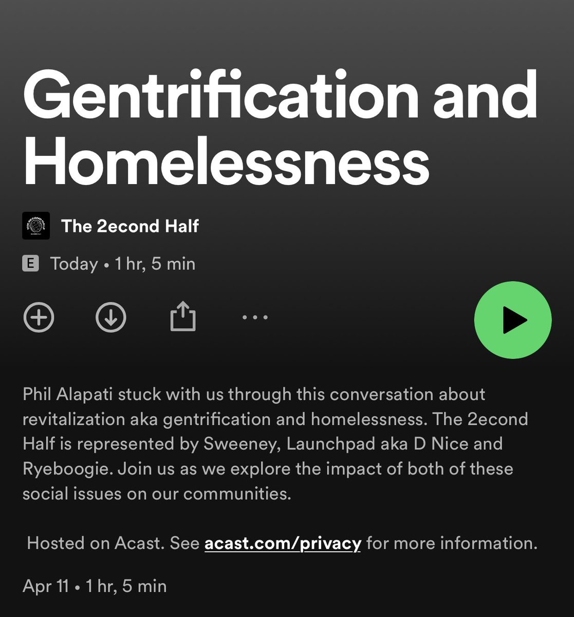 Tune in to this piece about two significant social issues in the Bay Area. #podcast #dadbods #2econdhalf #sf #bayarea #oakland #hunterspoint #bayview #excelsior #gentrification #homelessness