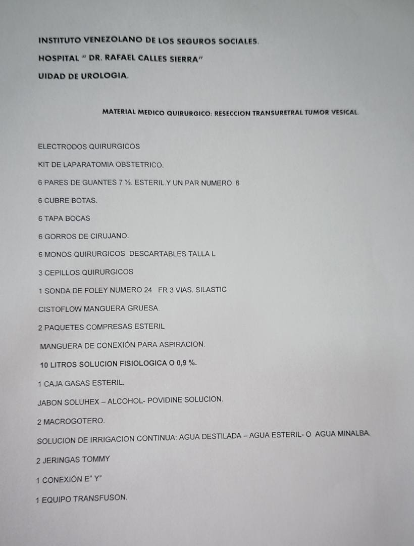 silmathi150430's tweet photo. Increíble pero cierto todo lo q piden en un hospital para ser atendido se Emergencia https://t.co/Q6WStGLKpW