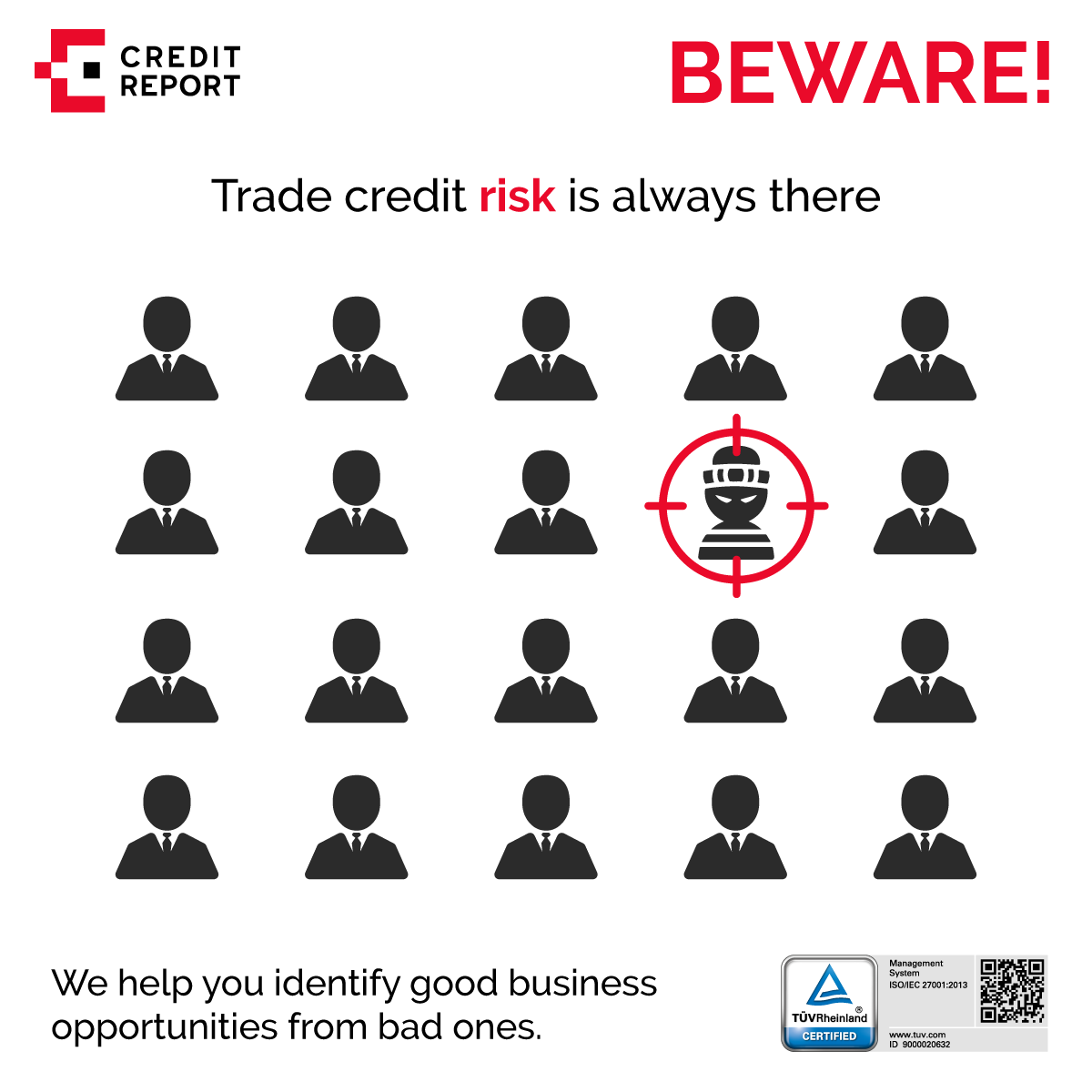 creditreportla's tweet photo. Remember that your business information will always be safe with us. We are ISO 27001:2013 certified.
📧 reception@creditreport.com.pe
📞 Perú (511) 205-3300
Website: https://t.co/DNErAf2c1Q

#OurGoals #ISO #security #Process #data #Worldtrade #risk #business #avoidrisk #Payments https://t.co/kZelwc8zFa