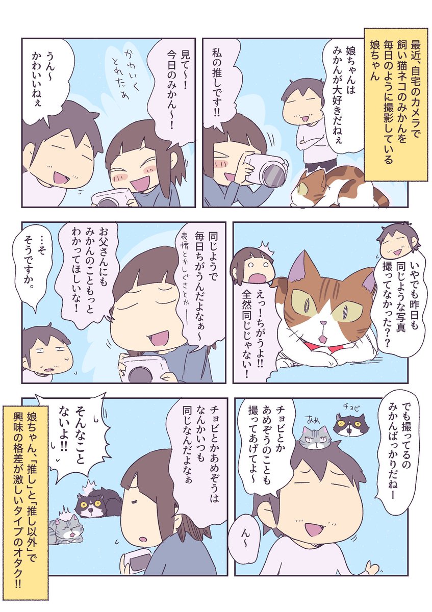 娘ちゃんの推しネコ | あやたろす@ニンドリ連載中 さんのマンガ