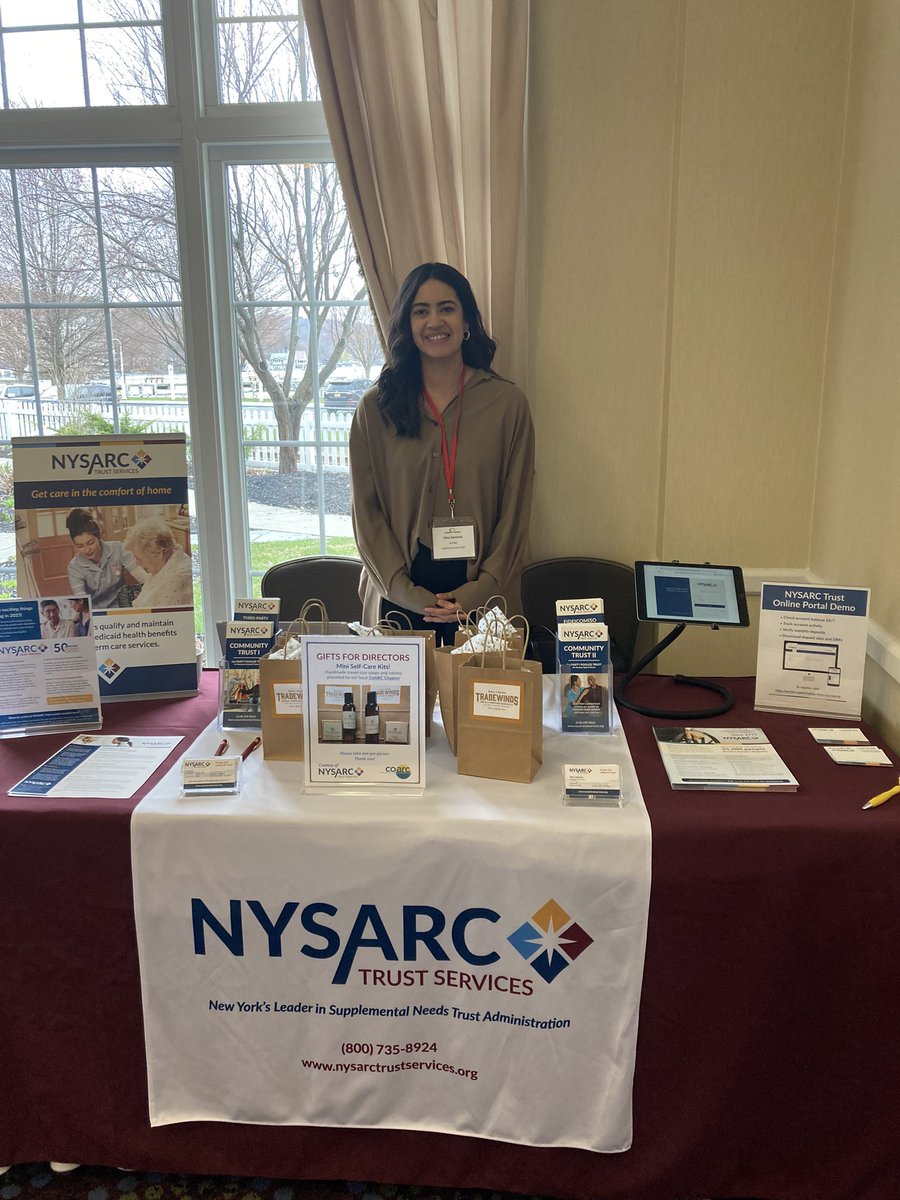 AgingNY's tweet photo. Many thanks for our Leadership Institute sponsors, like NYSARC trust services. #aging #pooledtrust #Medicaid #longtermcare https://t.co/WIBD4VPmLj