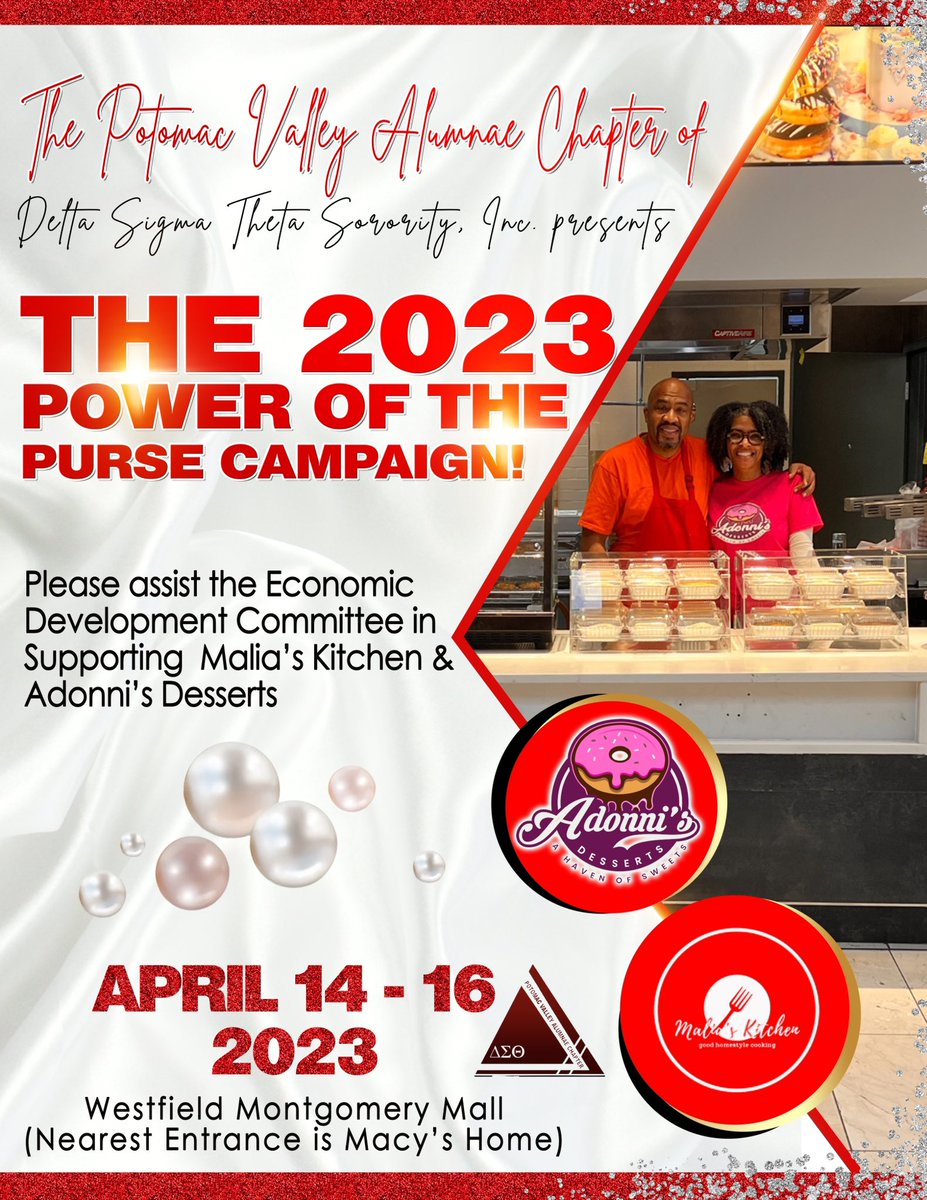 DSTPVAC's tweet photo. Join us in patronizing Malia's Kitchen and Adonni's Deserts as part of the Eastern Region's Power of the Purse Campaign!  Please support the business during the weekend of  April 14 - 16, 2023! https://t.co/qm69nBtrpd