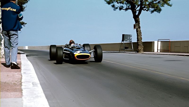 #F1 #historicf1 #Formula1 #retrogp 1967 Monaco Grand Prix, Monte Carlo, Mike Spence (BRM P83) qualified in 12th and after a great drive he finished the race with a points finish in 6th position