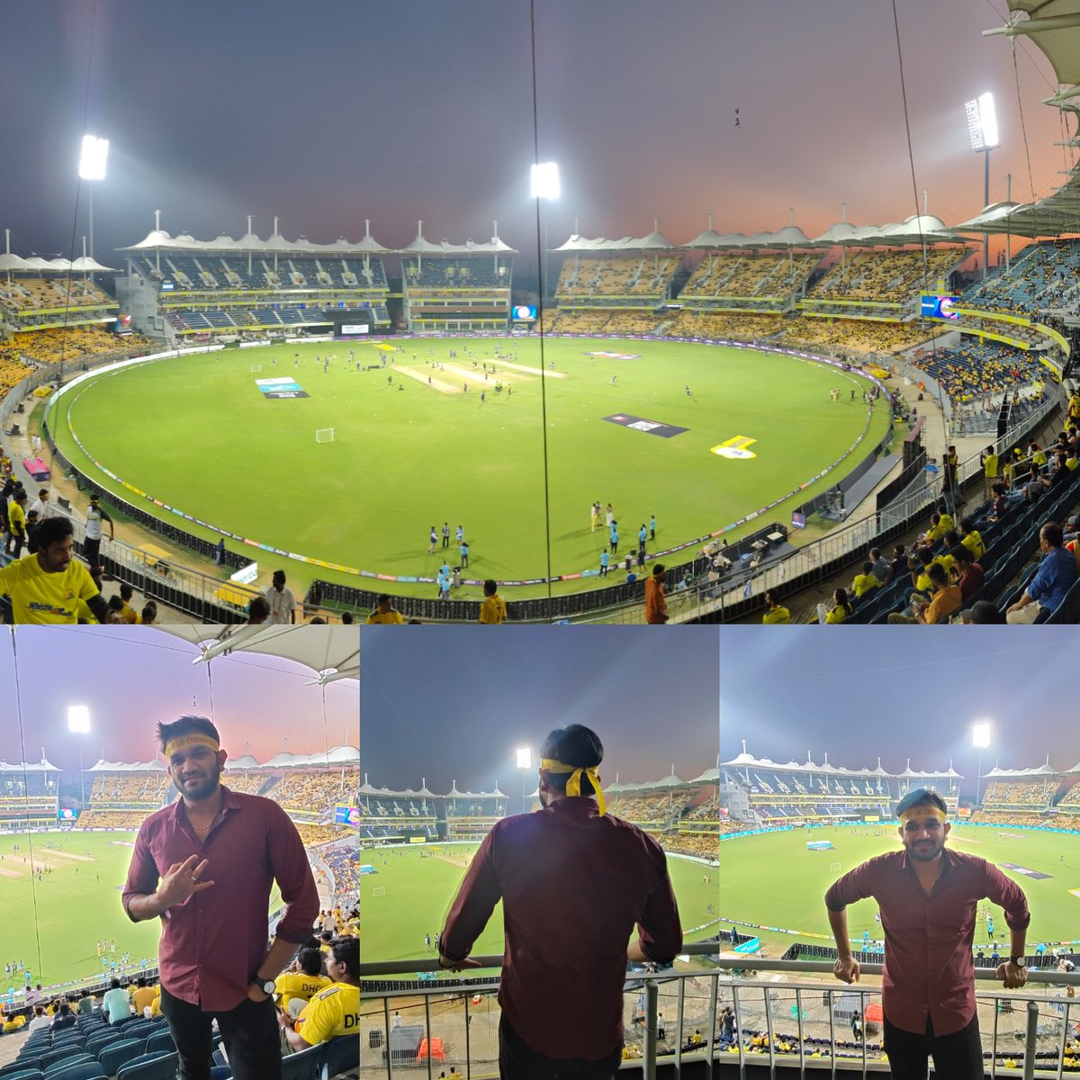 To witness #Thala #MSDhoni𓃵 as Captain #CSK for the 200th match..

@ #Anbuden #Yellove #ReadyToRoar

#CSKvsRR