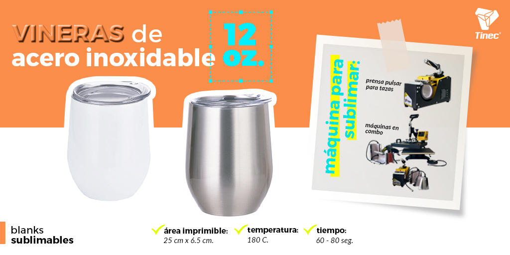 tinec_'s tweet photo. VINERA 12 OZ Conocida como "Copa de Vino" (sin el tallo solo el Cáliz), fabricada en Acero Inoxidable Doble Pared, muy buen desempeño manteniendo la temperatura. Con tapa transparente para evitar derrames accidentales. https://t.co/R07if9mPSF https://t.co/QPsf66DUtX