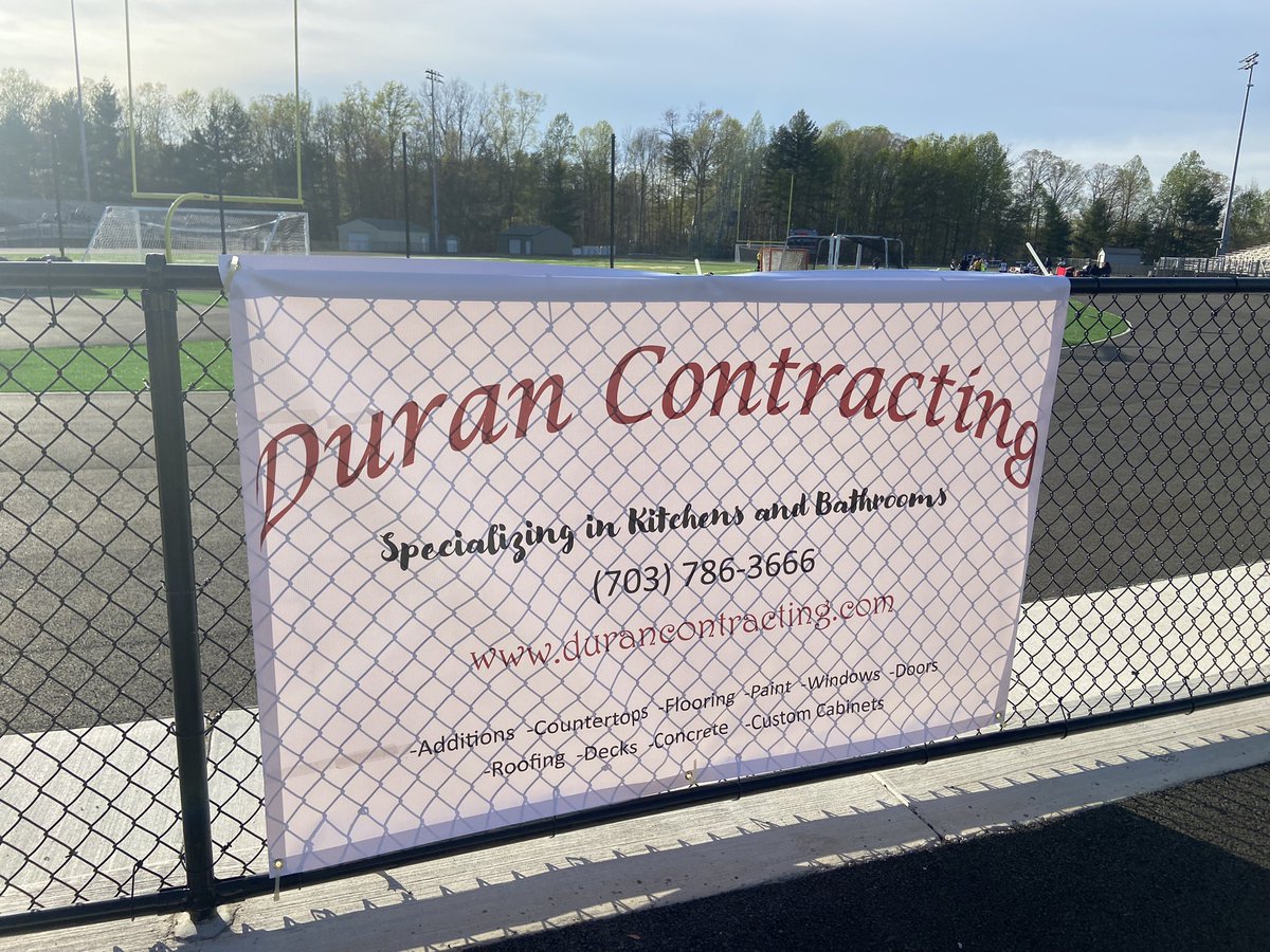 CDHyltonBooster's tweet photo. Thank you to Duran Contracting for becoming a C.D Hylton Athletic Booster sponsor!  We are always looking for new sponsors!  If your interested or know anyone that may want to promote their business, let us know! https://t.co/DhMjnXJEbn