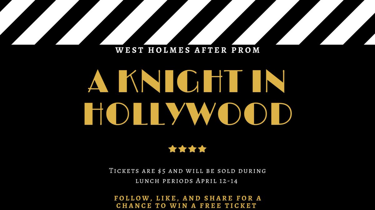 WHAfterProm's tweet photo. After Prom tickets are on sale today through Friday during lunch periods!

Tickets are $5

Follow our page, like and share this post to be entered to win a free After Prom ticket for you or your child! https://t.co/iQO8OZWhVH
