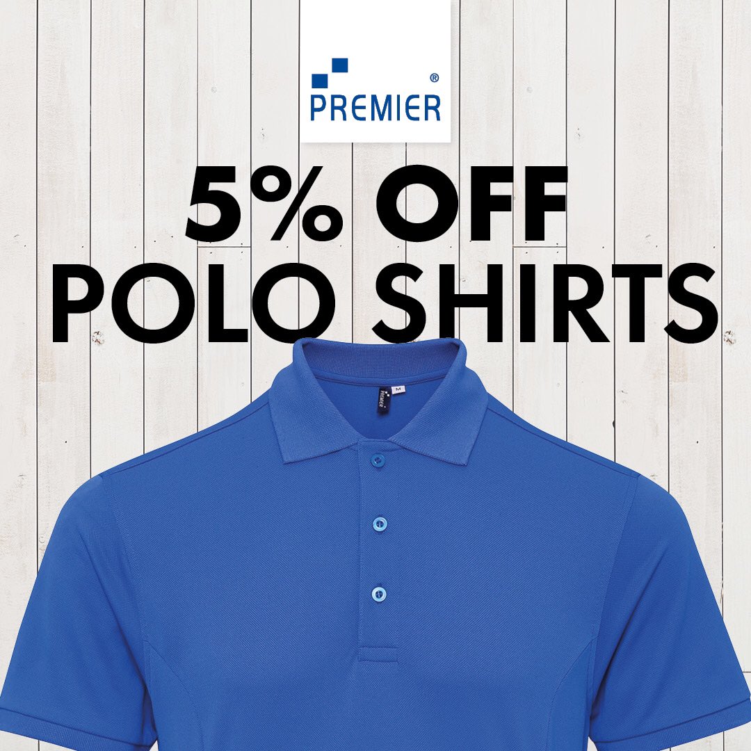 mandi_premier's tweet photo. With the warmer weather on its way, it’s a key time for Polo Shirt sales, so we thought we’d throw out a very generous money-saving offer💰 Shop now with your usual distributor and get 5% OFF ALL PREMIER POLO SHIRTS! View the Polo Shirt collection👉 https://t.co/xkE4VeF6eF https://t.co/3kNfk5hgTn