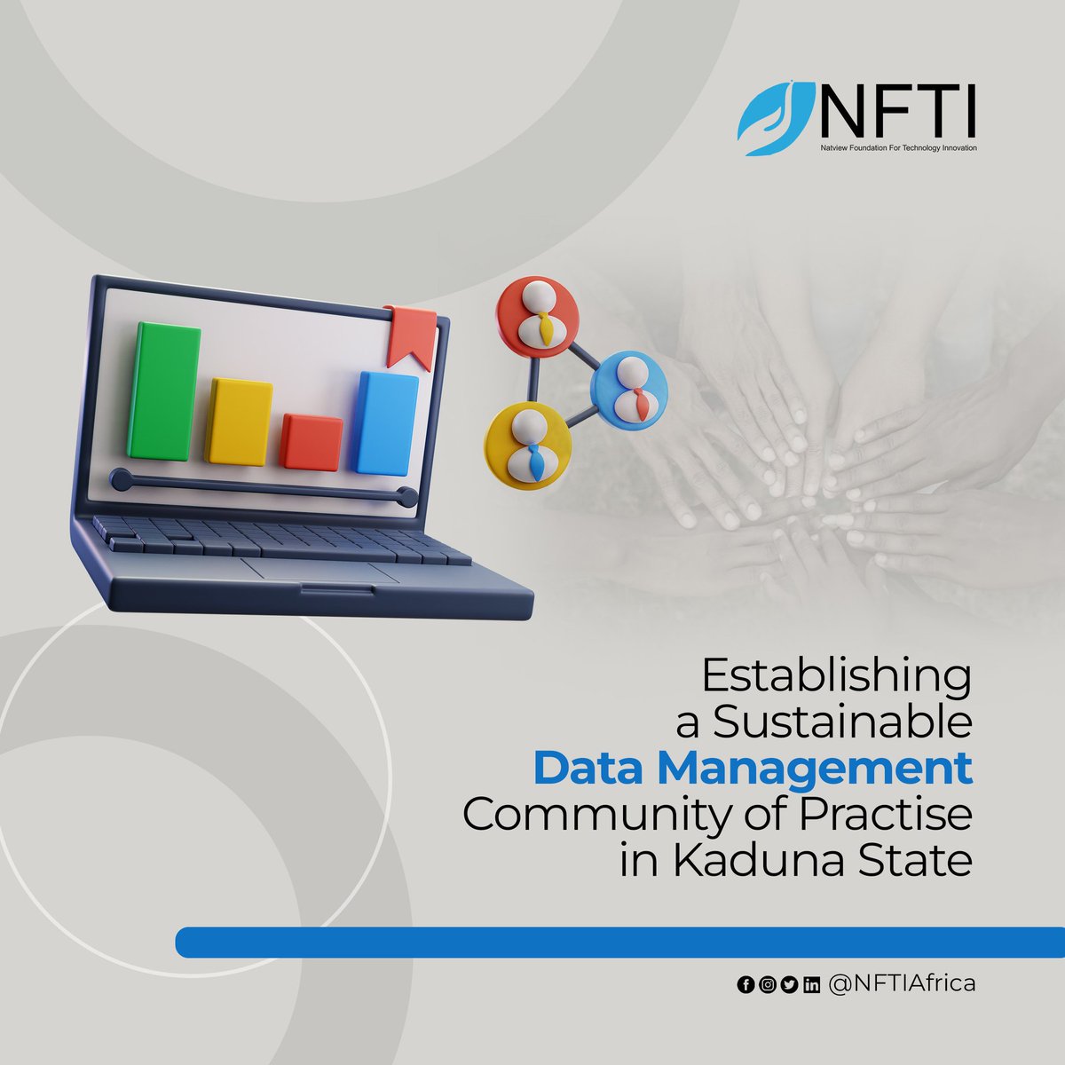 NFTIAfrica's tweet photo. The @KDBStatisticsNG and NFTI are working to introduce the Data Management Community of Practice - a  platform for sharing ideas, best practices, and techniques that will improve data management practices in Kaduna State.
Read more: https://t.co/FK6gHPttVV
#Data4SocialGood https://t.co/iMsjB95jx6