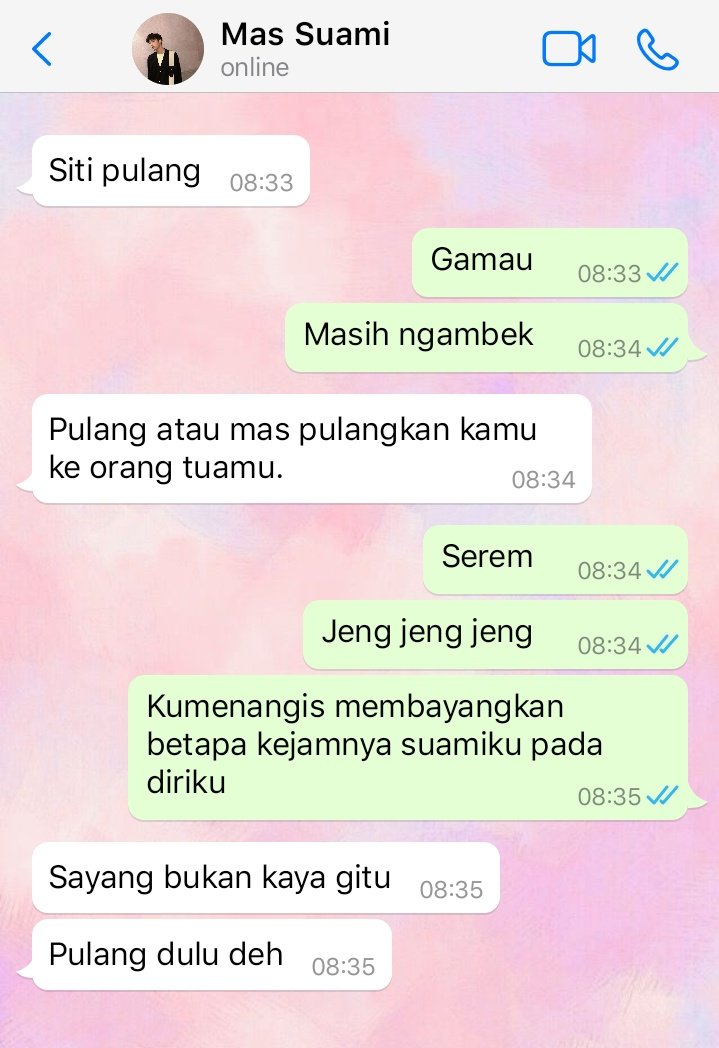 piebhee's tweet image. Jodoh dateng sendiri

— winwin au