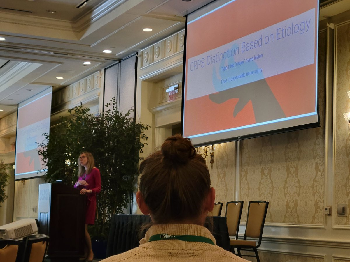 PainDrBen's tweet image. Awesome talk by physician- scientist @TawfikLab on CRPS.

#USASP2023