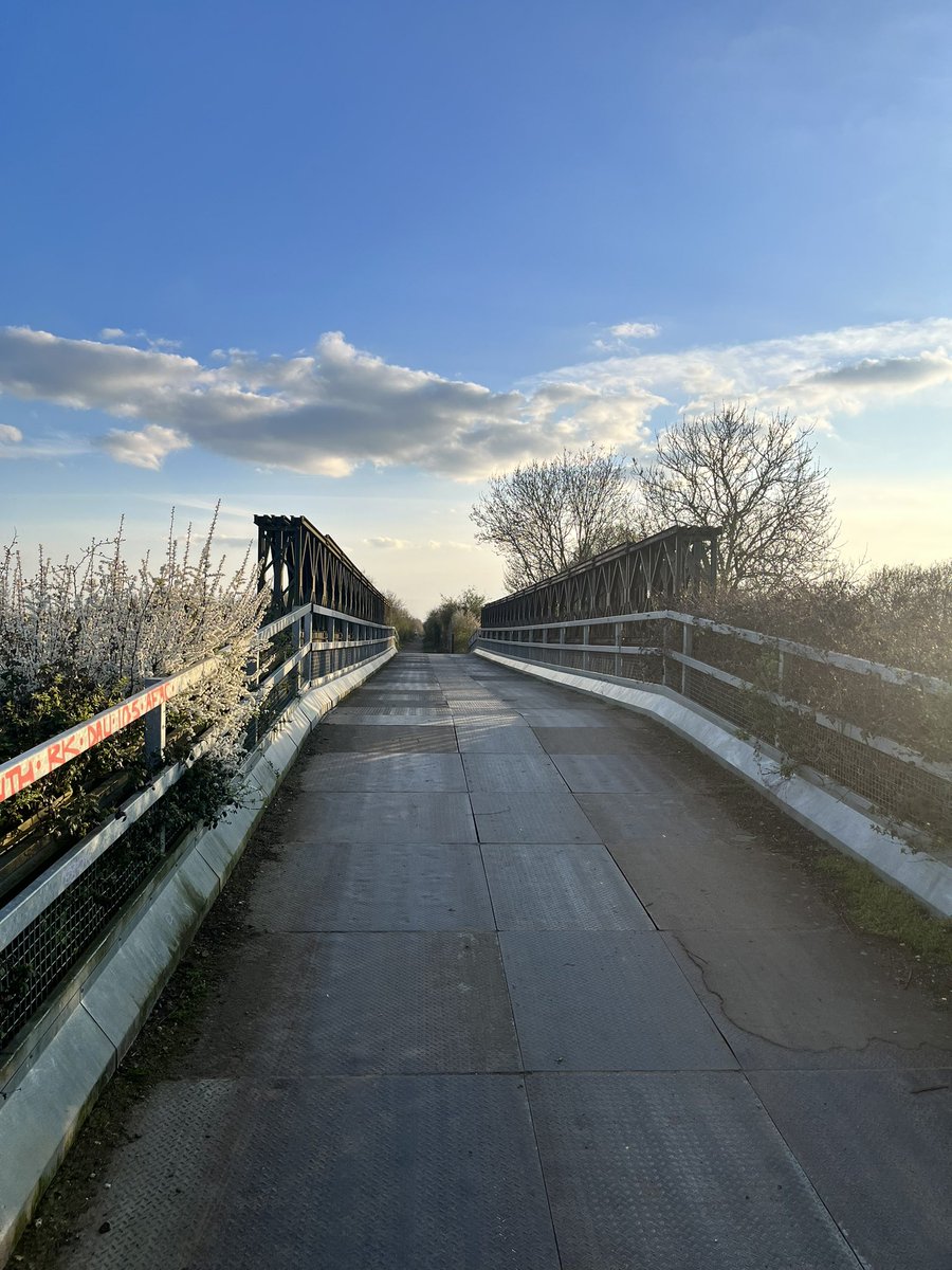 graham_bcs's tweet image. Bailey Bridge in the Nene Valley #baileybridge @Peter_S_Bailey @Proud_Sappers