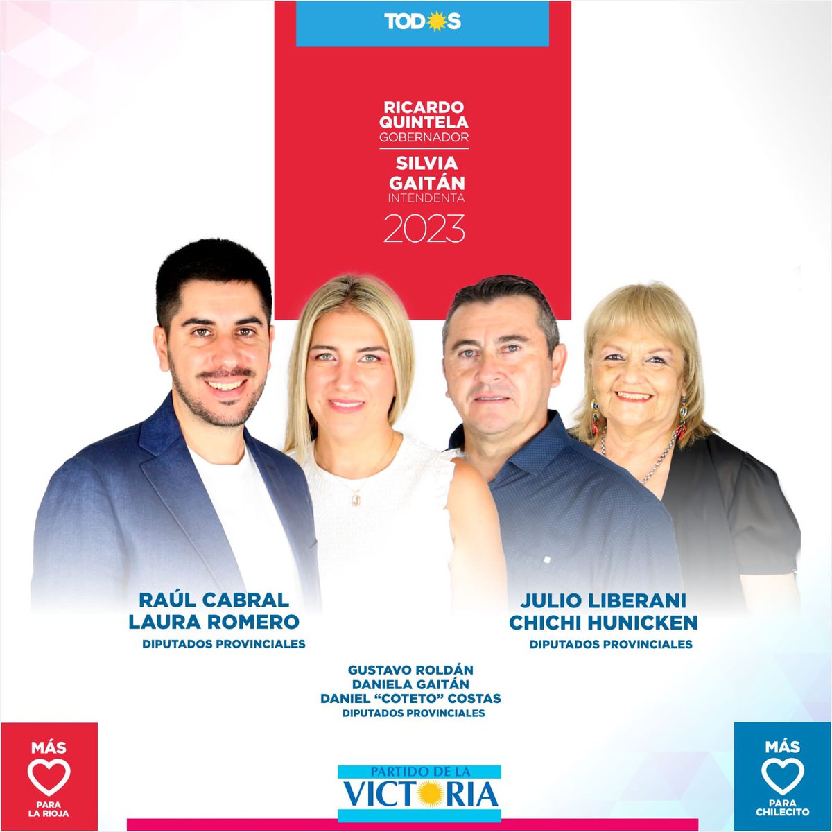 cr_raulcabral's tweet photo. Es momento de activar, de impulsar proyectos para que las oportunidades lleguen a Chilecito. 

Más ❤️
Más Ricardo
Más Tere
Más Silvia 

@QuintelaRicardo @TeresitaMadera @silviagaitan251 

#7deMayo
#Chilecito2023
#PartidodelaVictoria
#Todos https://t.co/bXIMZkW3iF