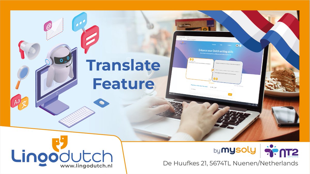 Nt2_Oefening's tweet photo. Lingodutch now has a brand new translation feature!
Give it a try and let us know what you think! 👇
https://t.co/rR0L00hG6o
https://t.co/RQlt9uLBOg
#grammarcorrection #writingtools #Lingodutch #elearningsolutions #machinelearningalgorithms #AI #dutchlanguage #dutchlearning https://t.co/xVYwM9s8Ue