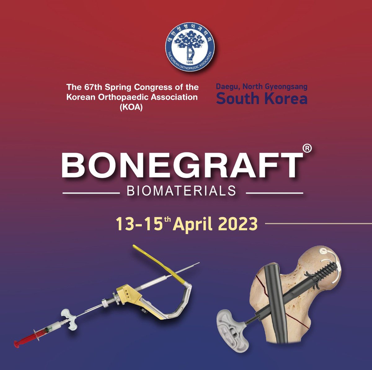See you there!!!
#SouthKorea #KOA #Congress #bonegraft #2023