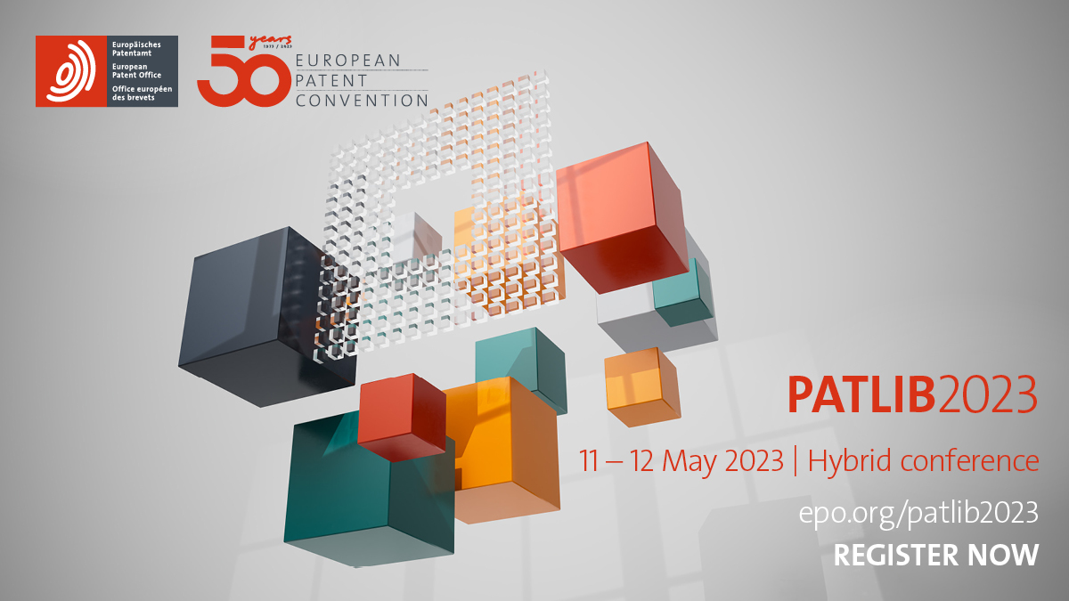 EPOorg's tweet photo. 👋 Attention all IP professionals, startups and entrepreneurs!
Attend #PATLIB23, co-organised with @patendiamet, to gain deeper insights on #AI and the #metaverse. Plus, learn how the PATLIB network can benefit your organisation.
Learn more: https://t.co/B8WUQolQHG https://t.co/mxSpfH4z18