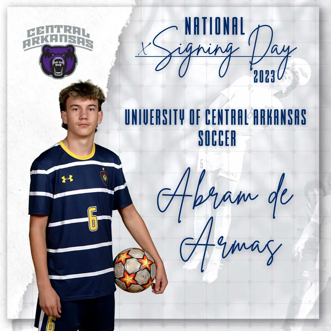 PCAAthletics's tweet photo. Congratulations to Abram de Armas signing today to play soccer at the University of Central Arkansas!

#AllIn #FaithFilledLions https://t.co/ndhjjyq4jP