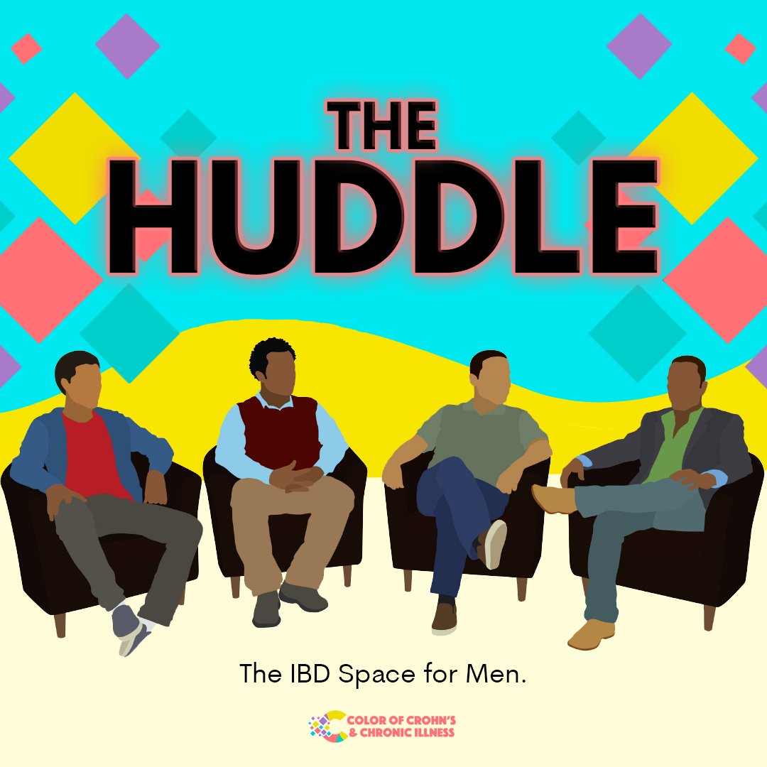 colorofgi's tweet photo. Join us on Wednesday, April 19th at 7:30 PM EST for another meet up of The Huddle with Marquis Ellison and Dr. Ugo!

Click the link to register! https://t.co/cIGAED3EV4

#MenWithIBD #CrohnsDisease #UlcerativeColitis #COCCI https://t.co/hEhi1h7eZe