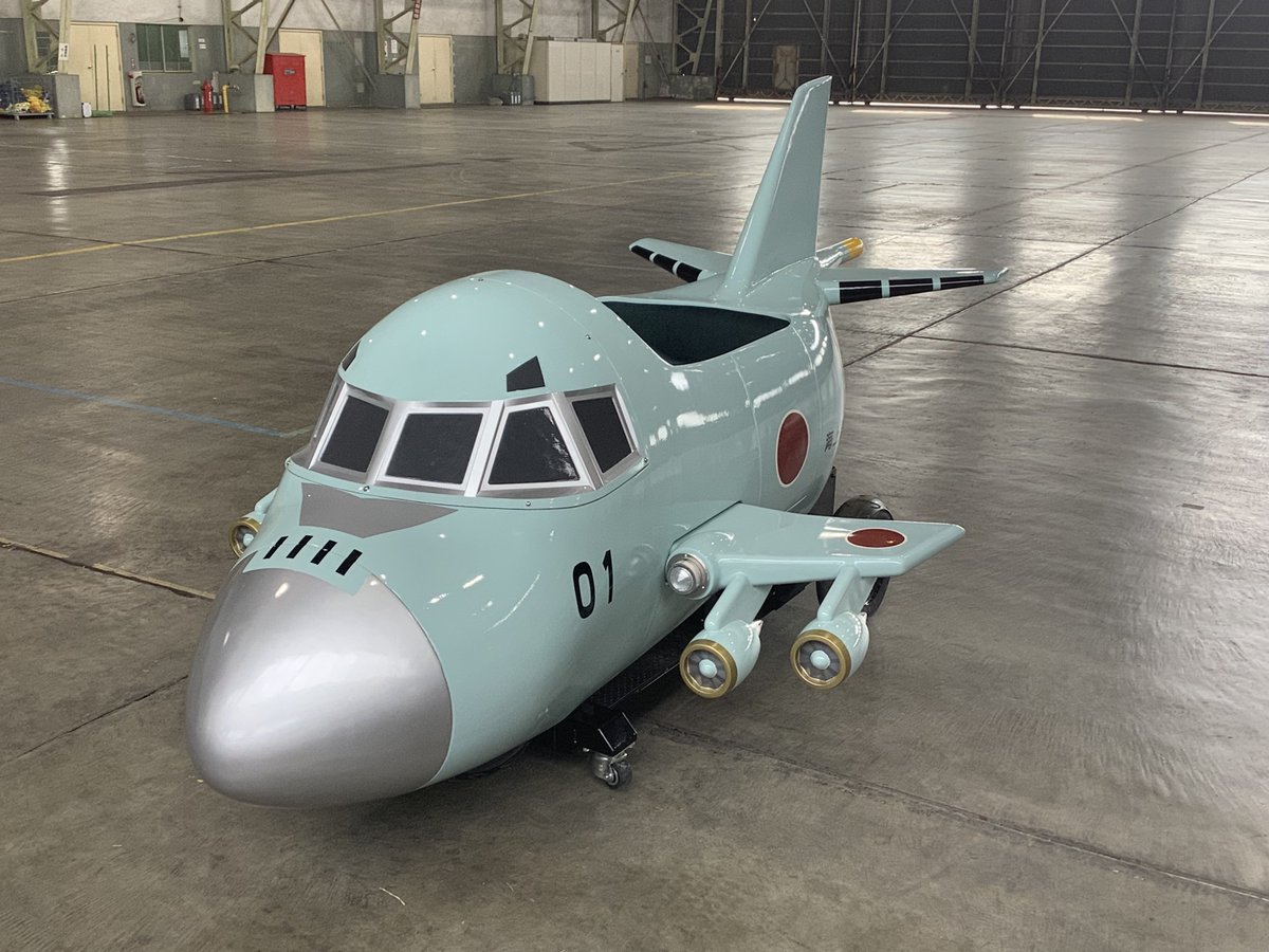 X61nightmare's tweet photo. ミニP-3Cの訓練風景とミニP-1初号機
#下総航空基地 https://t.co/V1fYfE3LQH