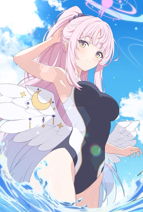 ミカ(スクール水着) #ブルアカ 