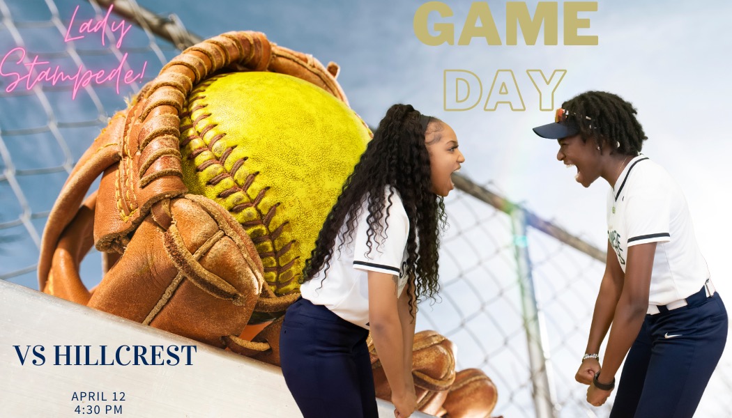 Big Area game!!!! Come out and support the Lady Stampede at 4:30!!!! 
#StampedeStrong!!