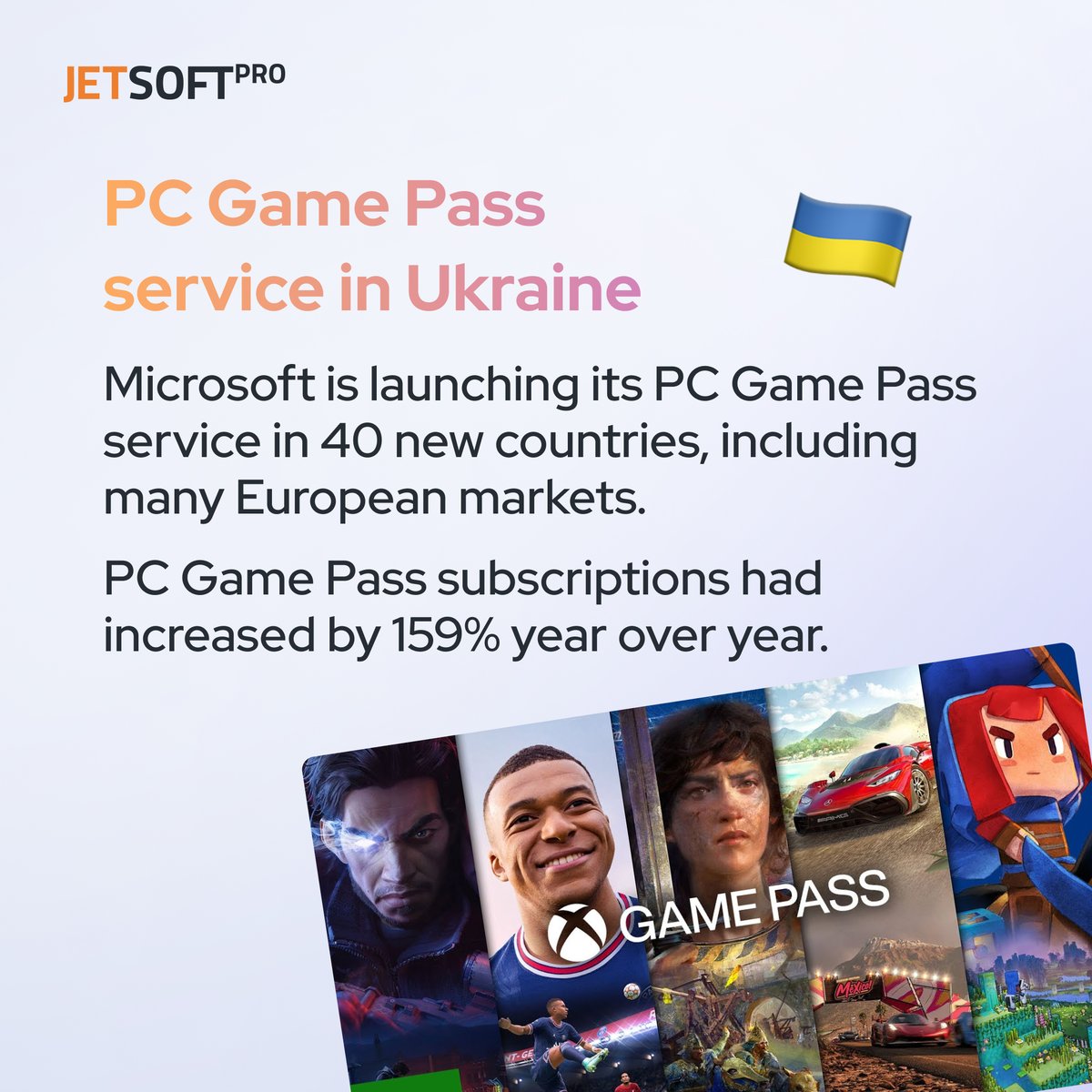JetSoftPro's tweet photo. ๐ #Bitcoin is back on top, #Microsoft #PC Game Pass in Europe, and #Twitter is no longer a separate company: topics that #IT specialists are talking about๐
#jetsoftpro #jsp #jspdigest https://t.co/baF2DszWrq