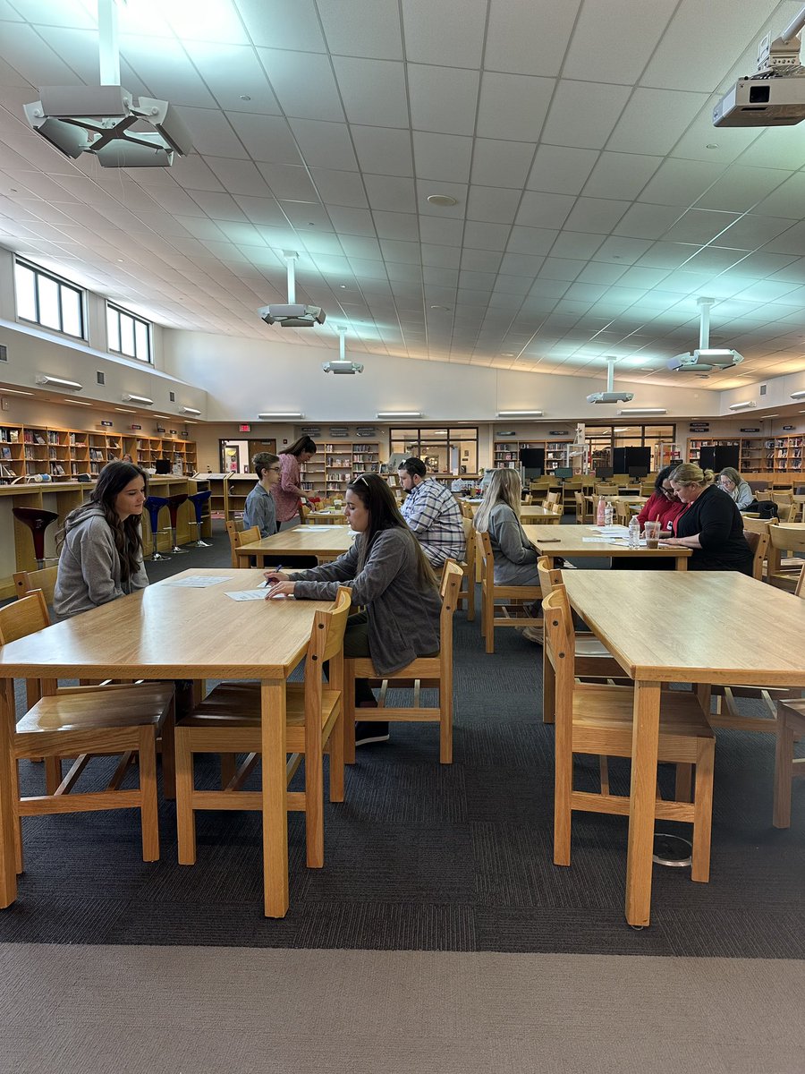 Mock interviews for CTE classes happening today at CHS!