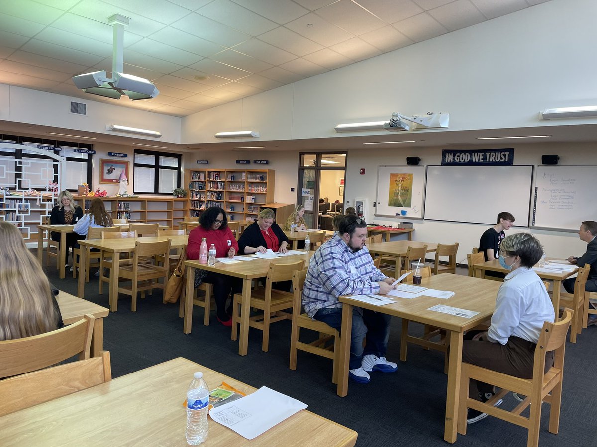 ChsEarly's tweet photo. Mock interviews for CTE classes happening today at CHS! https://t.co/W8xVZM36dG