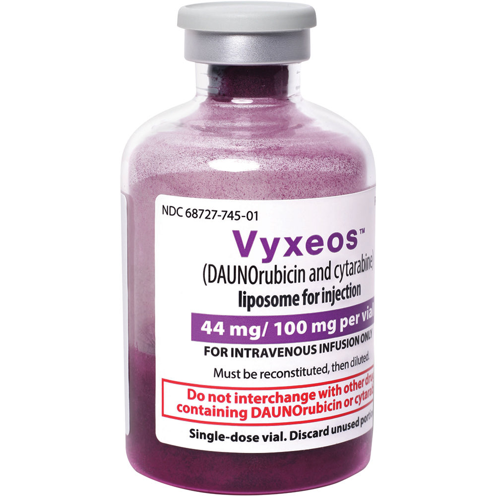 And everyone favorite, Liposomal Daunorubicin/cytarabine!