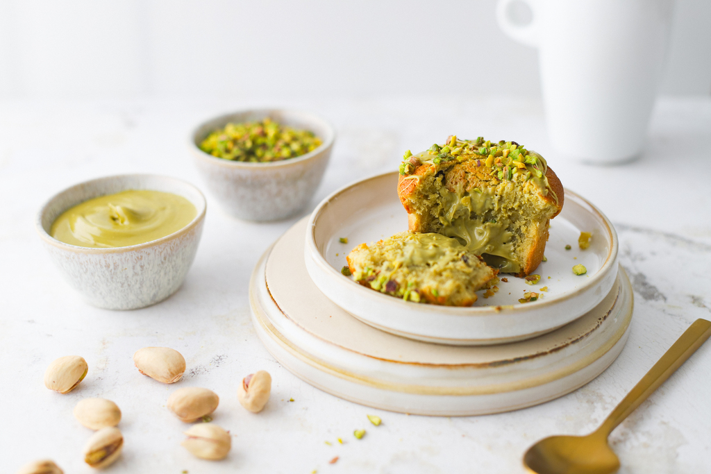 Tortini al pistacchio dal cuore morbido