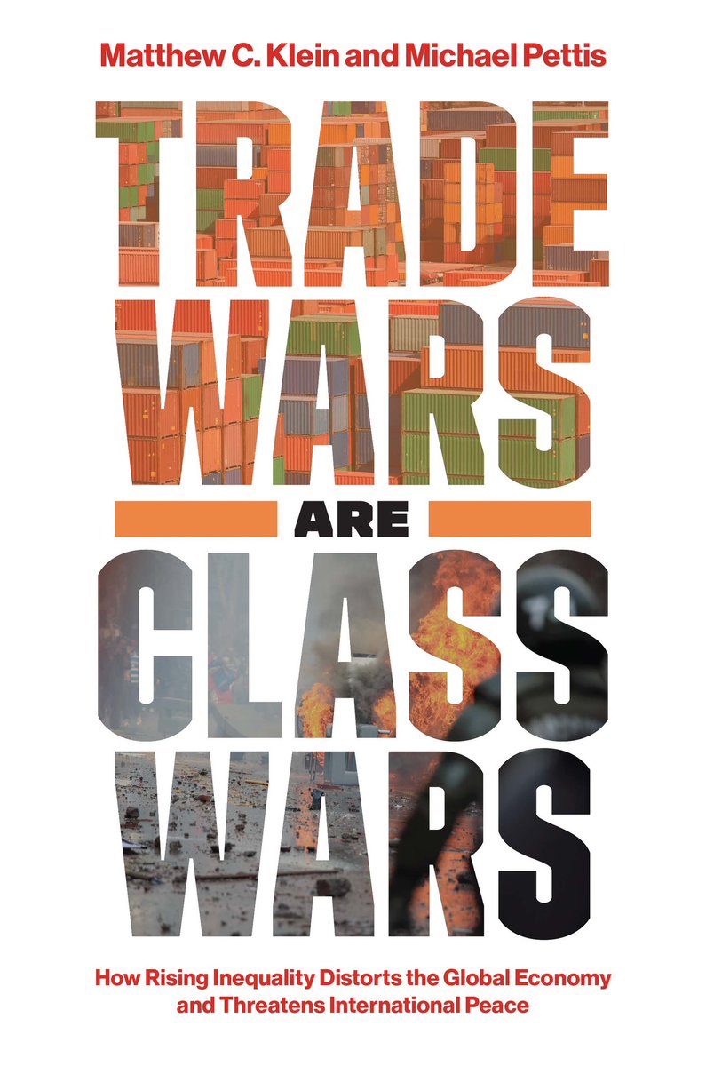 MagnusHouston's tweet image. What a book, unbelievable work from @M_C_Klein and @michaelxpettis Highly recommend a read or a listen and it will be going in the collection of books that I have read more than once. #tradewars #classwars #book #economics #economist