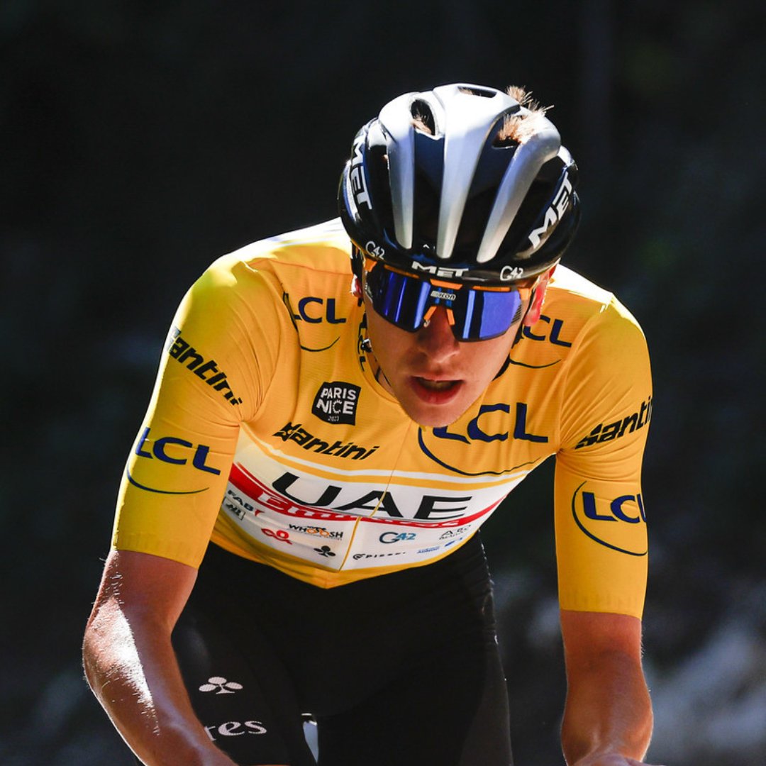 A picture so bold, it speaks for itself! 
<a href="/TamauPogi/">Tadej Pogačar</a> | <a href="/TeamEmiratesUAE/">@UAE-TeamEmirates</a> | <a href="/ParisNice/">Paris-Nice</a> 

Scicon Sports Aerowatt - 😎
sciconsports.com