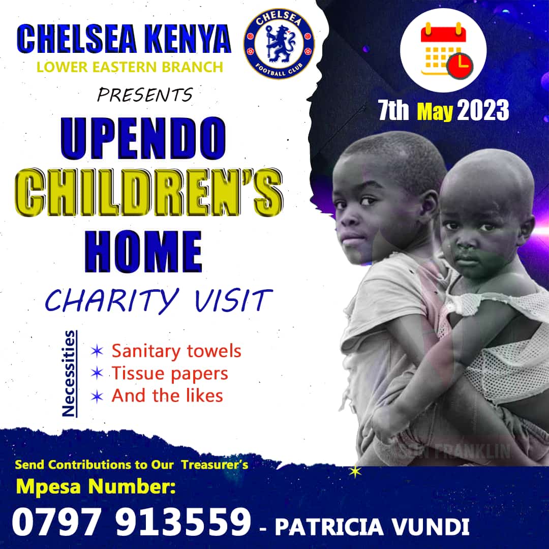 bluedavvy's tweet photo. #Teamchelseakenya continue doing the good work hope one day @ChelseaFC visits this great country just like @Everton did https://t.co/khoWrdR628
