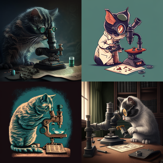 drdoubleb's tweet image. Dog and cat #pathologists ... thanks @midjourney_ai