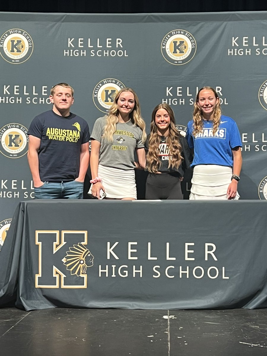 KHSIndianNation's tweet image. Celebrating all of our student athletes this morning as they sign with their perspective colleges!