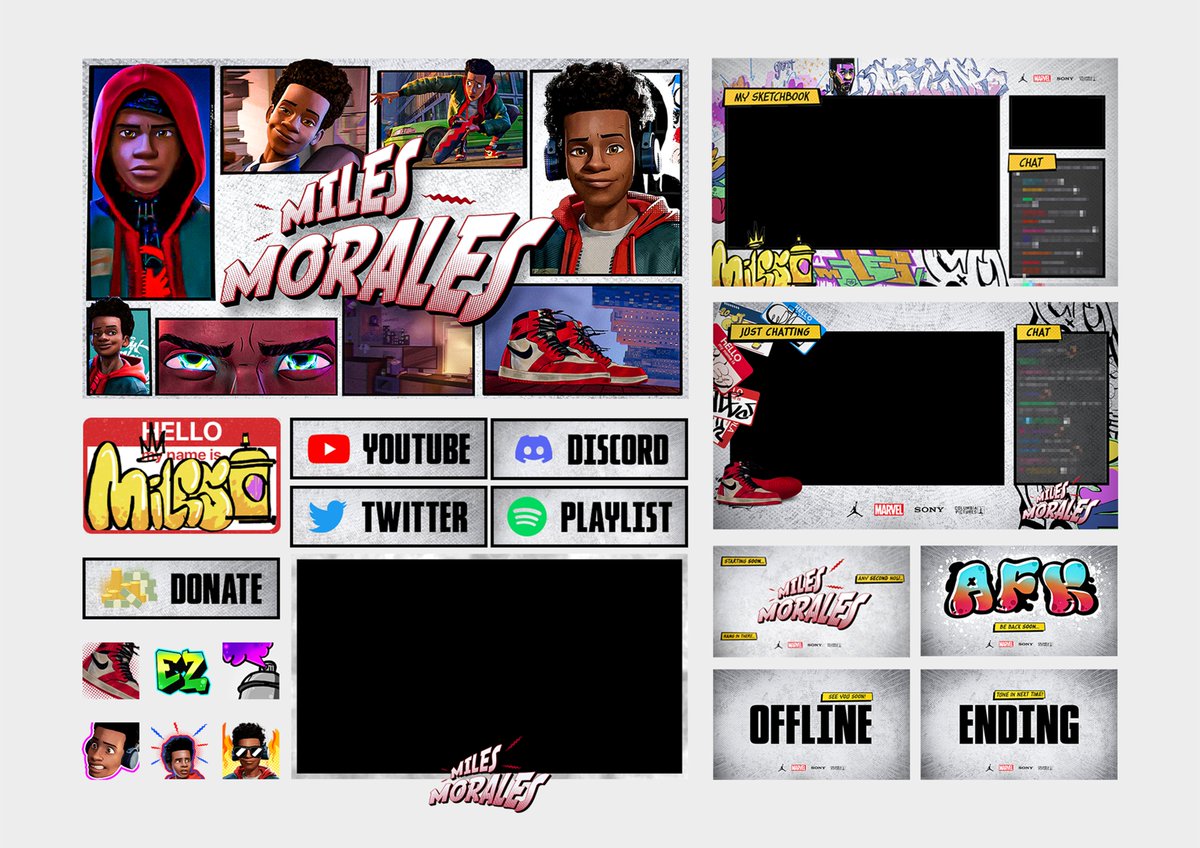 Bensparroow's tweet photo. Better late than never but - 

Hi, I'm Ben
I'm a 22 year old Graphic designer specialising in YouTube Thumbnails &amp; Social Media design from the UK.

♥️&amp;🔁
 #PortfolioDay https://t.co/D1fZdK5a55 https://t.co/IE4IqantDG