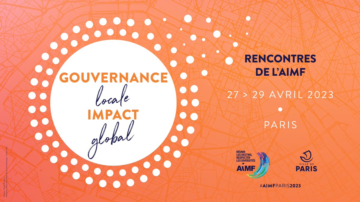📌 #Urbanisme durable, lutte contre la #désinformation et #démocratie locale, #diasporas et développement des territoires... découvrez les sujets qui seront au cœur de la rencontre des #Maires francophones à #Paris, du 27 au 29 avril prochain.
➡️ bit.ly/3KR9rQ4