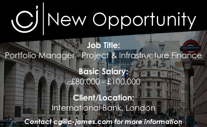 An international bank seek a Project Finance professional to perform a front office portfolio management role, overseeing a diverse & expanding portfolio of Project & Infrastructure Finance business (Energy, Infrastructure, Oil & Gas etc)

#ProjectFinance #InfrastructureFinance