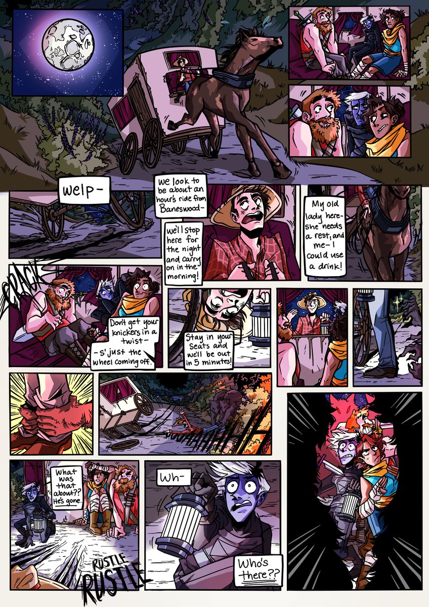 AdvWithPride's tweet image. Leather-clad werewolves, shirtless orcs, and a village under attack! Night of The Werebear is a Queer Horror Themed TTRPG adventure! Featuring:
20 Page Adventure 
Unquie NPCs 
A Supplementary Comic Book  

Follow the pre-launch page: kickstarter.com/projects/adven… #DnD #TTRPG #Horror