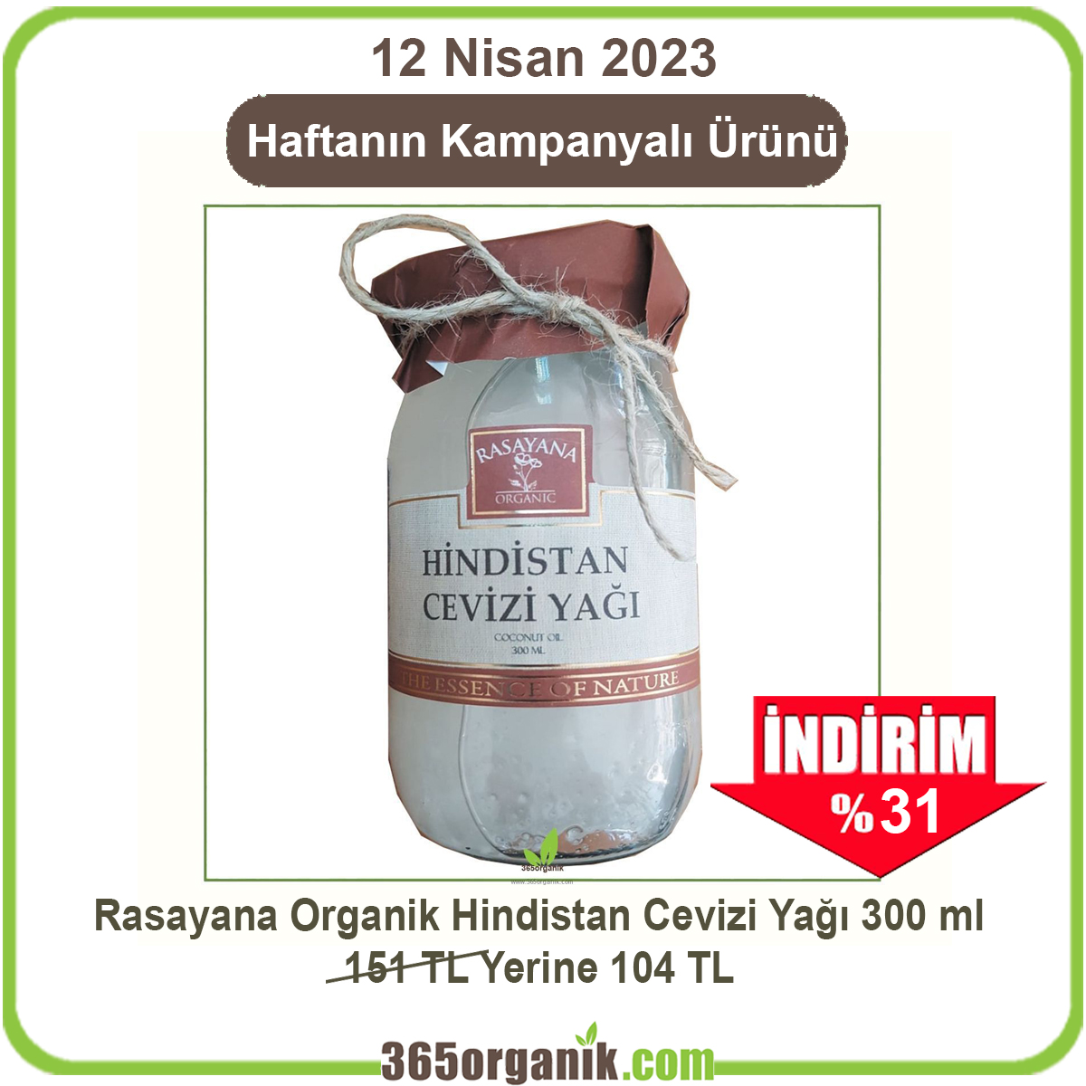 Organik Hindistan Cevizi Yağında En İyi Fiyat! - mailchi.mp/9bd523b46583/3…