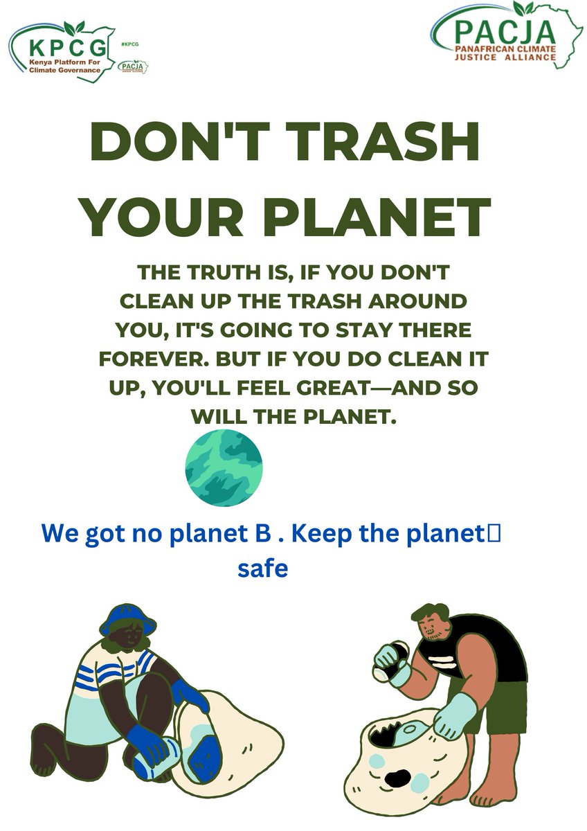 If we don't save the planet from global warming , our future generations will be in deep trouble. Keep the planet clean  to reduce global warming.#PACJA #kpcg #environmentaljustice
#Bitcoin we advocate for healthy planet🌍. #ClimateAction #climatejustice #ClimateAction