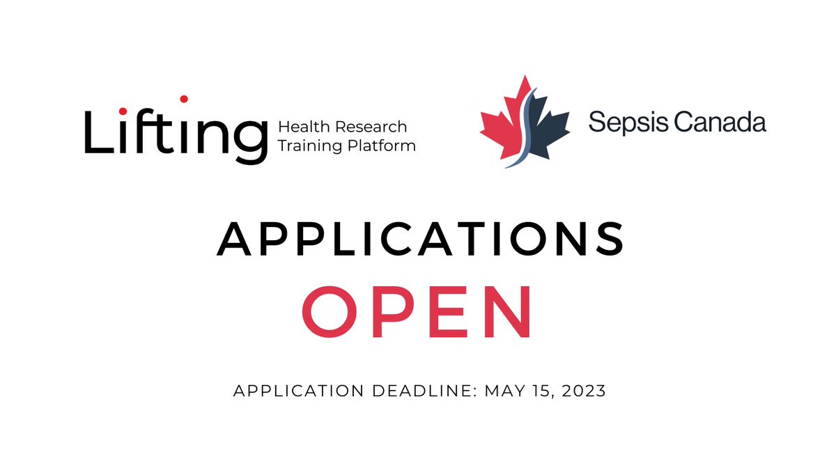 SepsisCanada's tweet photo. Applications are now open for our virtual Research Training program which includes: mentorship, networking opportunities, training awards &amp; an annual in-person symposium!

To learn more, &amp; to submit your application, visit👇
https://t.co/4eyhsMSrAE

#SepsisCanada #LifTING https://t.co/8cAC6rrYmB