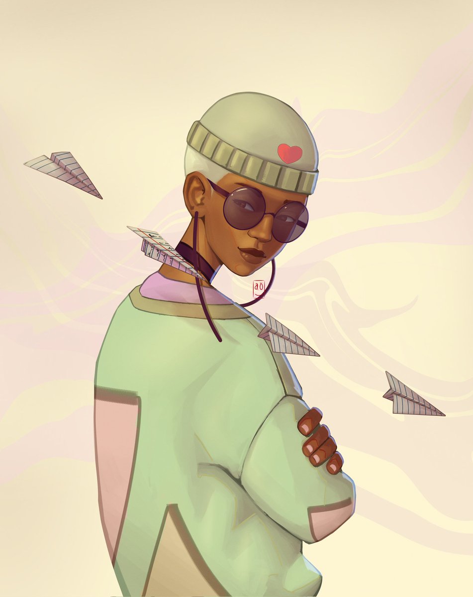 aok_vii's tweet image. Hi! #PortfolioDay
I'm Akpevwe, a digital Illustrator from Nigeria. I mostly draw people and I'm currently working on developing my own characters. 😊