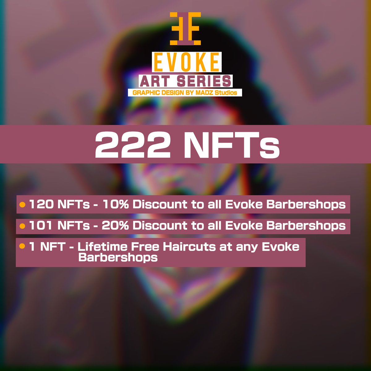 Our friends at Evoke barbershop passed 50% of the supply. The mint is still on, and if you are from England and want a cleancut for yourself with some cool discounts, you can use this link to mint your NFT:

xoxno.com/buy/EvokeArtSe…

#art #NFT #portalX #X #Mint #crypto