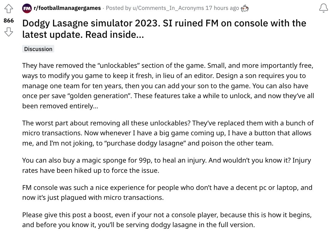 What feature would you like to see added to Football Manager? :  r/footballmanagergames